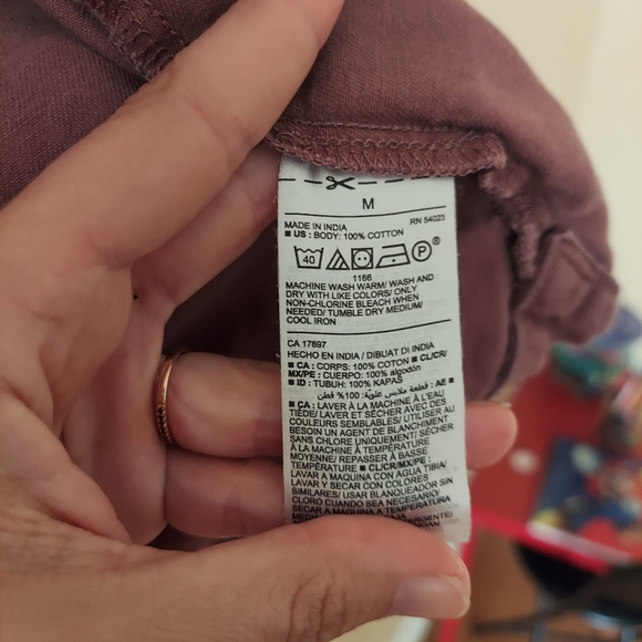 Old Navy brown 100% cotton button front shirt long sleeve Sz medium - Picture 5 of 9